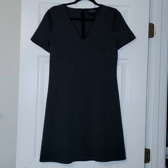 ST. John Gray Wool Dress Size 6 - Picture 8 of 8